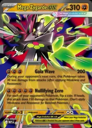 Mega Zygarde ex (MEP 071) – MEP Black Star Promos – Normal
