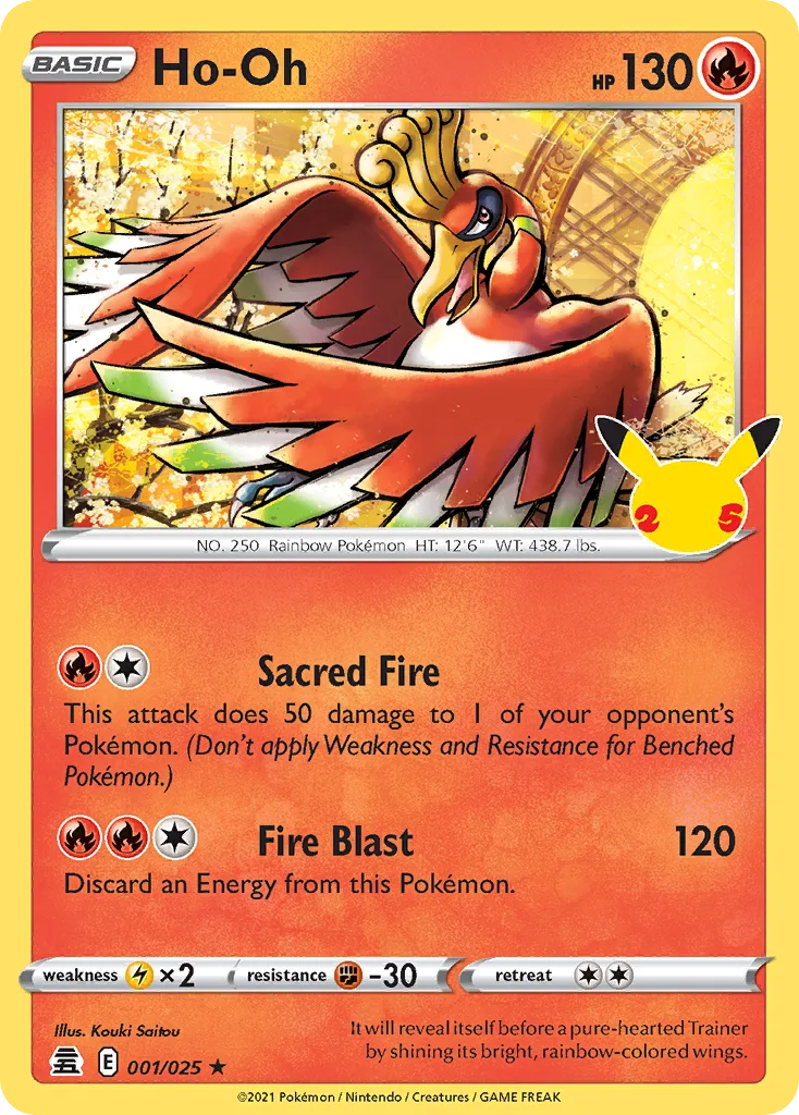 Ho-Oh (CEL 001) – Celebrations – Normal