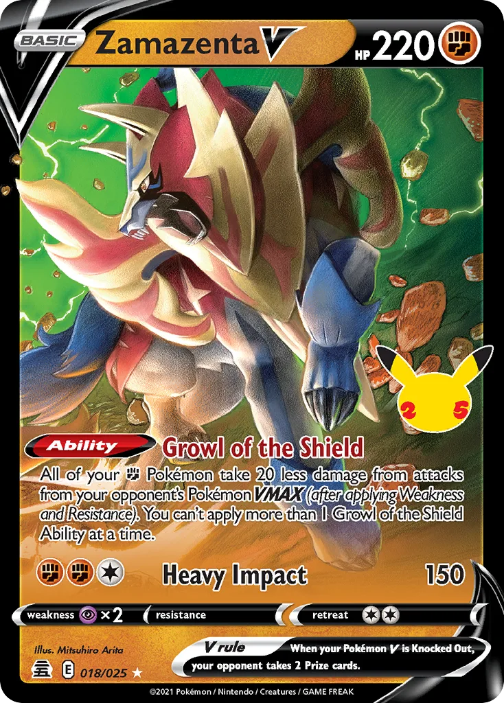 Zamazenta V (CEL 018) – Celebrations – Normal