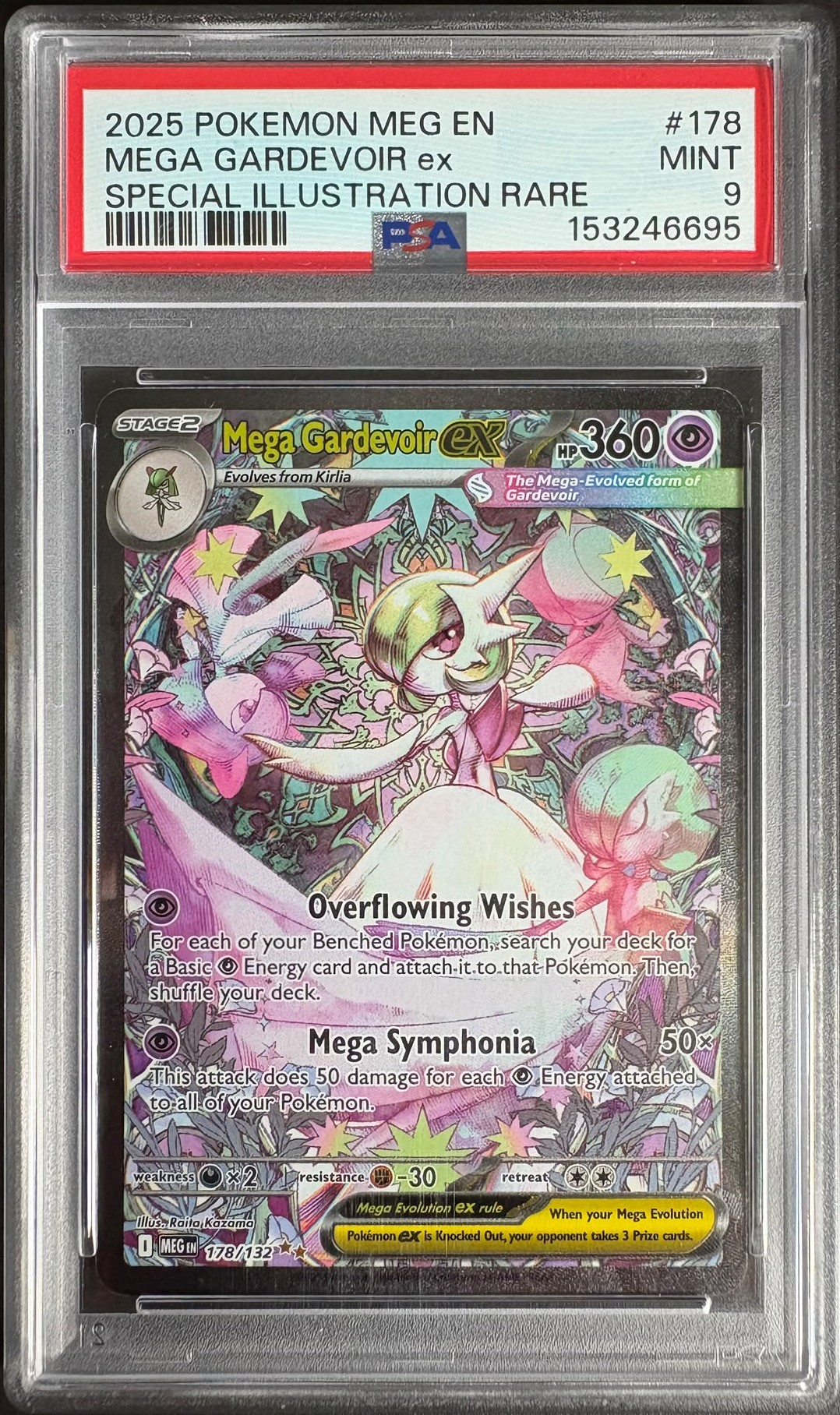 Mega Gardevoir ex - PSA 9 MEG 178 #178 – Mega Evolution
