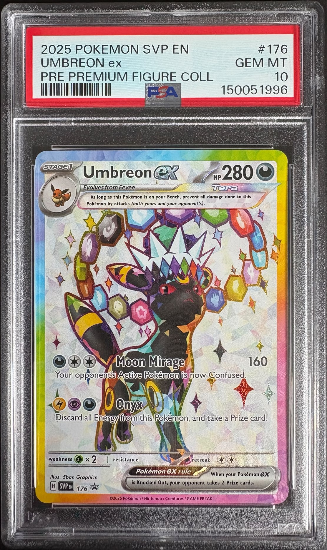 Umbreon ex - PSA 10 (SVP 176) – Scarlet & Violet Promos – Normal