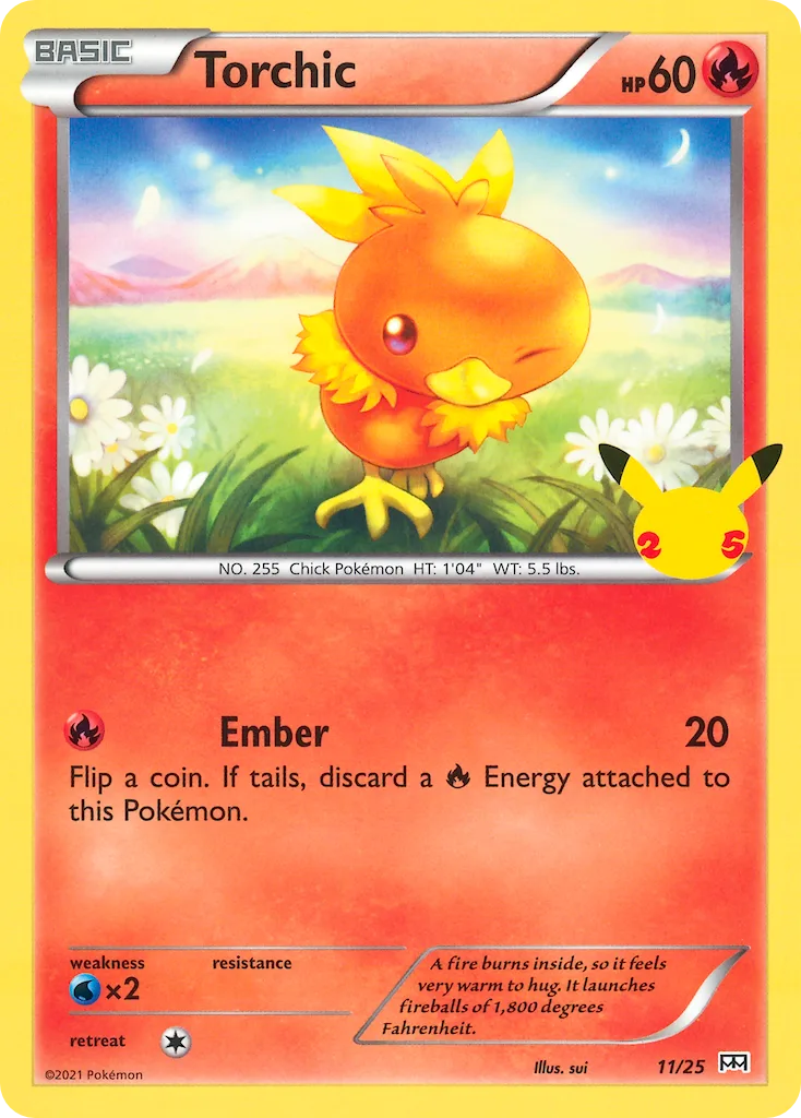 Torchic (mcd21 011) – McDonald's Collection 2021 – Normal
