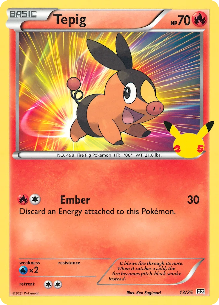 Tepig (mcd21 013) – McDonald's Collection 2021 – Normal