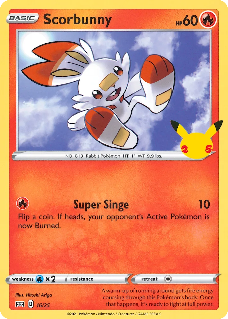 Scorbunny (mcd21 016) – McDonald's Collection 2021 – Normal