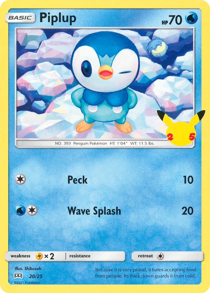 Piplup (mcd21 020) – McDonald's Collection 2021 – Normal