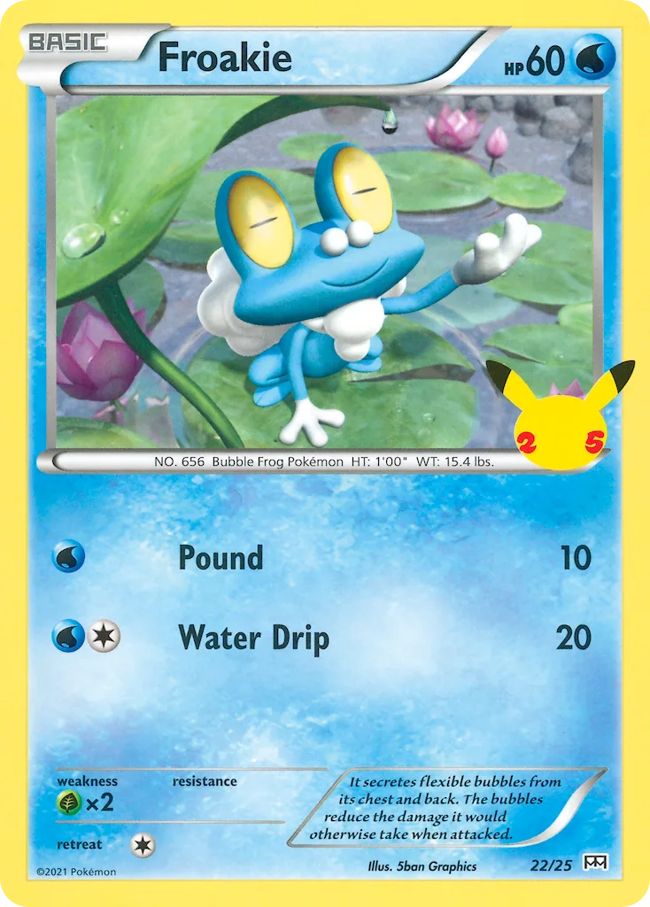 Froakie (mcd21 022) – McDonald's Collection 2021 – Normal