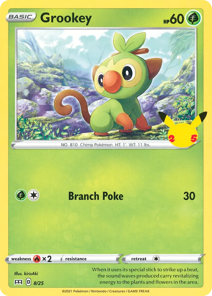Grookey (mcd21 008) – McDonald's Collection 2021 – Normal