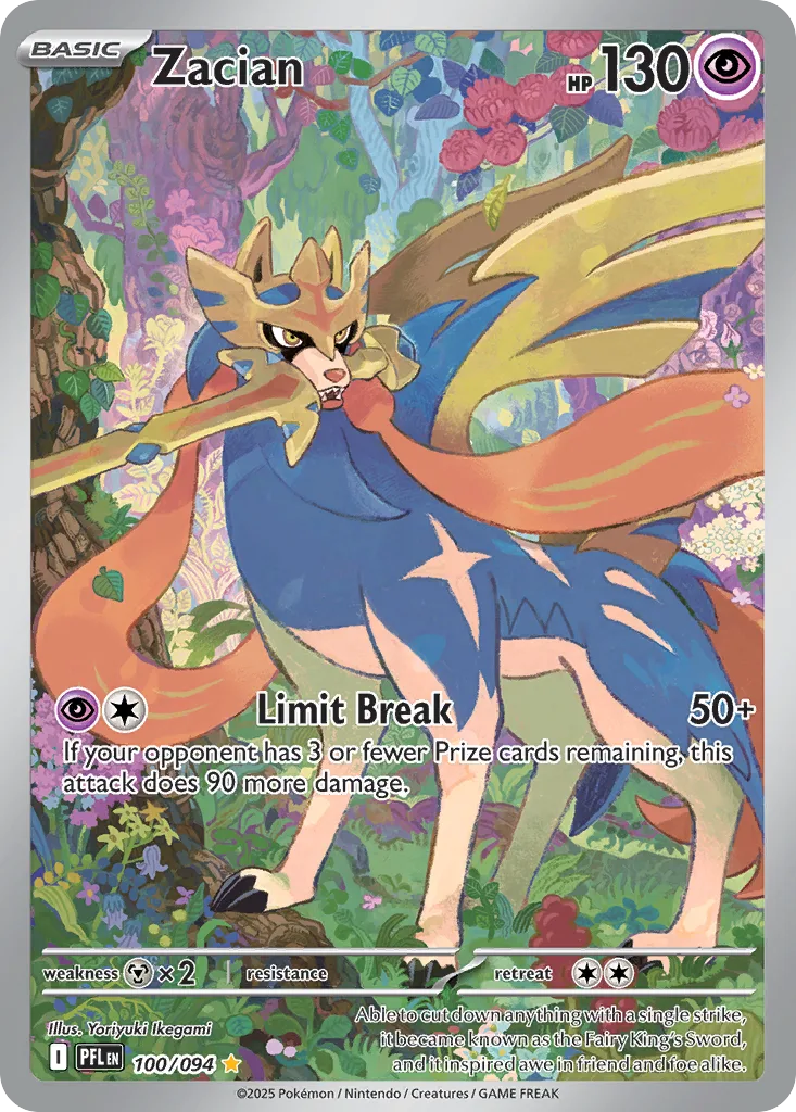 Zacian (PFL 100) – Phantasmal Flames – Normal