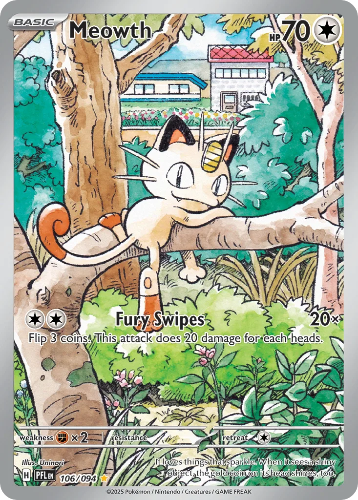 Meowth (PFL 106) – Phantasmal Flames – Normal