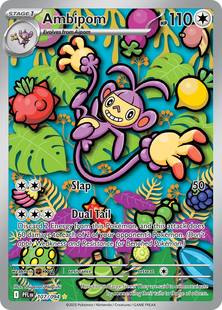 Ambipom (PFL 107) – Phantasmal Flames – Normal