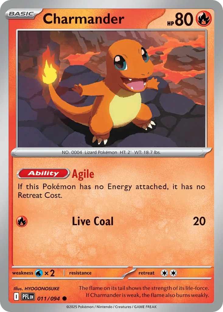 Charmander (PFL 011) – Phantasmal Flames – Normal
