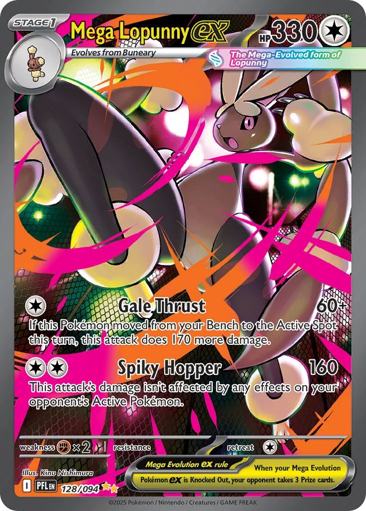 Mega Lopunny ex (PFL 128) – Phantasmal Flames – Normal