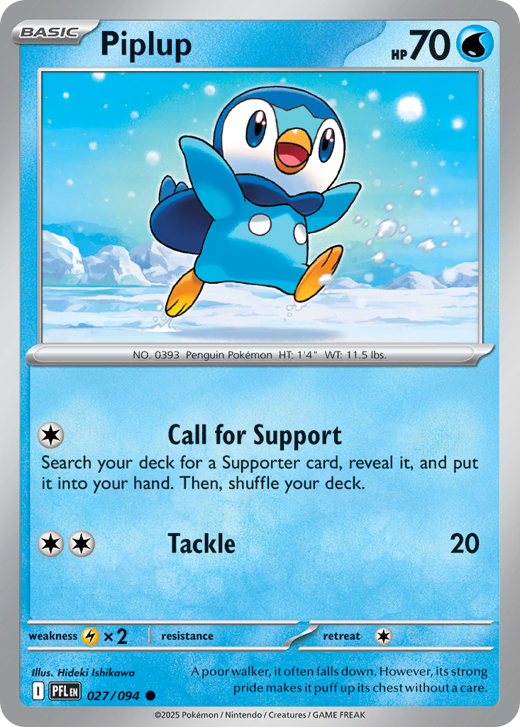Piplup • Phantasmal Flames • Normal
