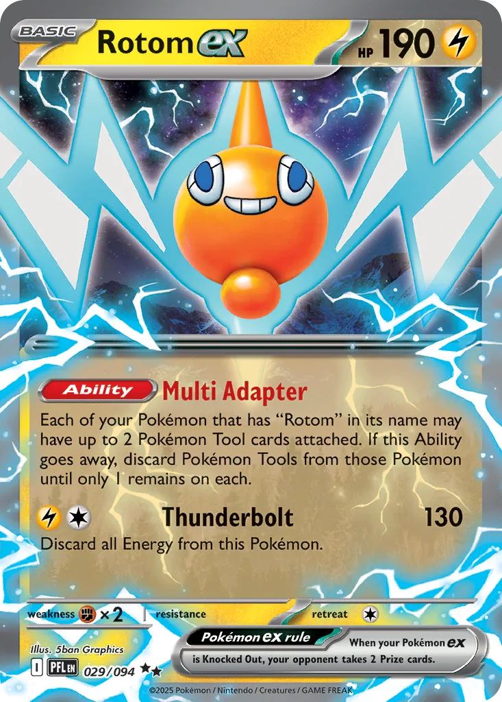 Rotom ex (PFL 029) – Phantasmal Flames – Normal