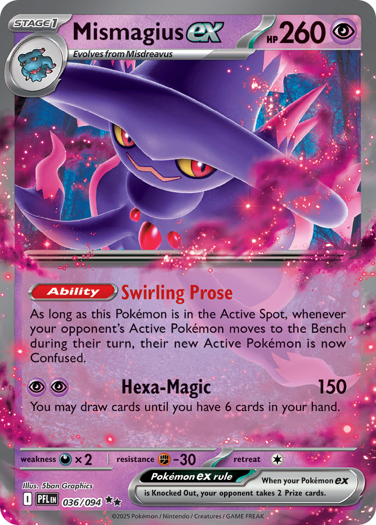 Mismagius ex (PFL 036) – Phantasmal Flames – Normal