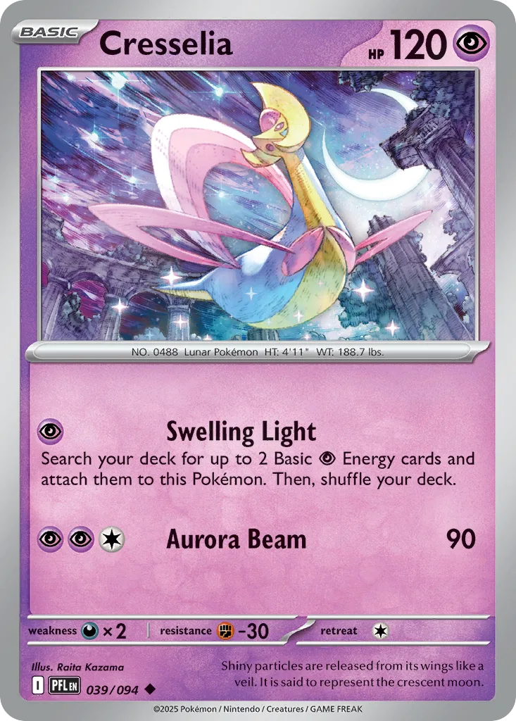 Cresselia (PFL 039) – Phantasmal Flames – Normal