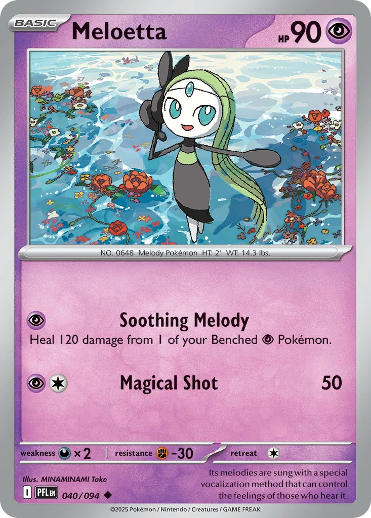 Meloetta (PFL 040) – Phantasmal Flames – Normal