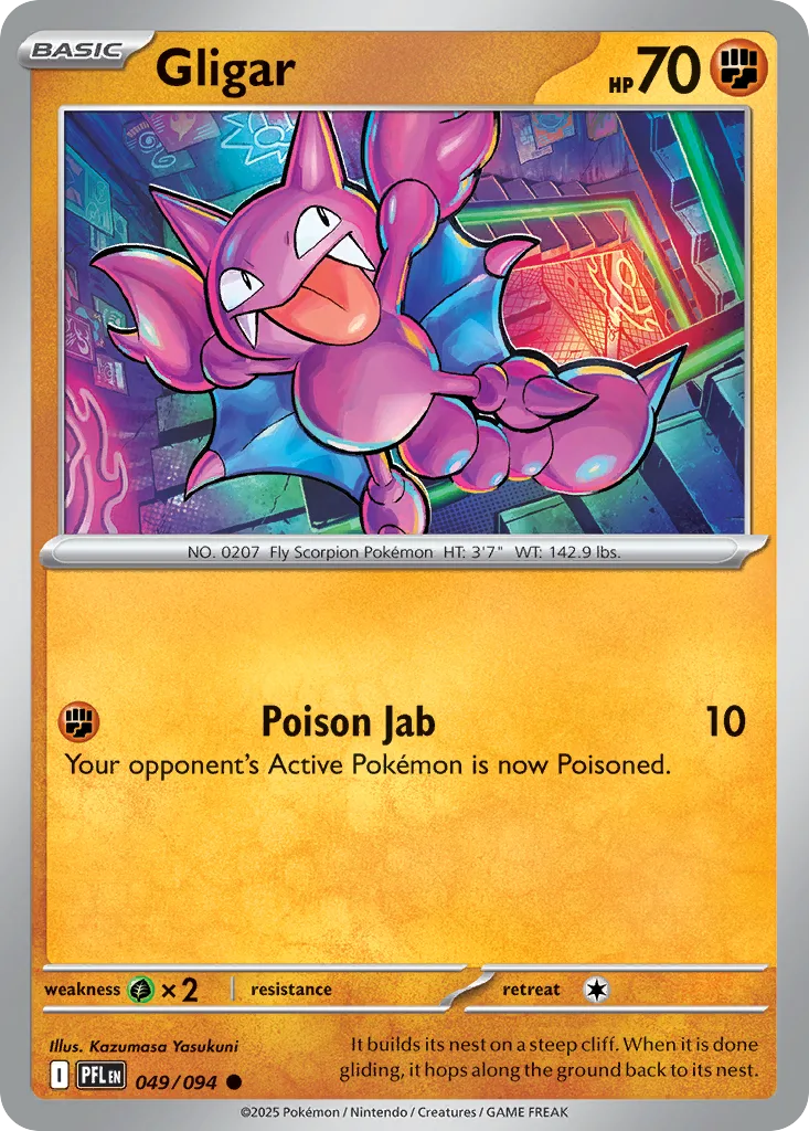 Gligar (PFL 049) – Phantasmal Flames – Normal