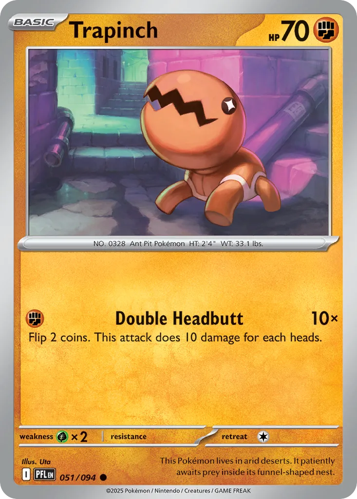 Trapinch (PFL 051) – Phantasmal Flames – Normal