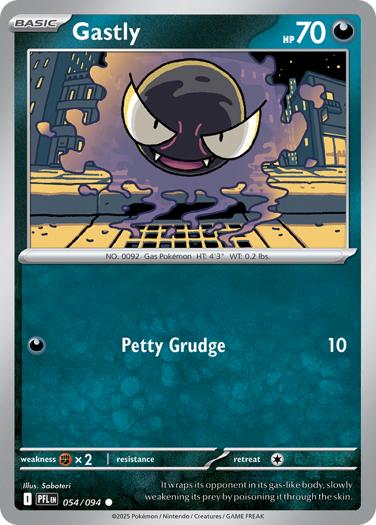 Gastly • Phantasmal Flames • Normal