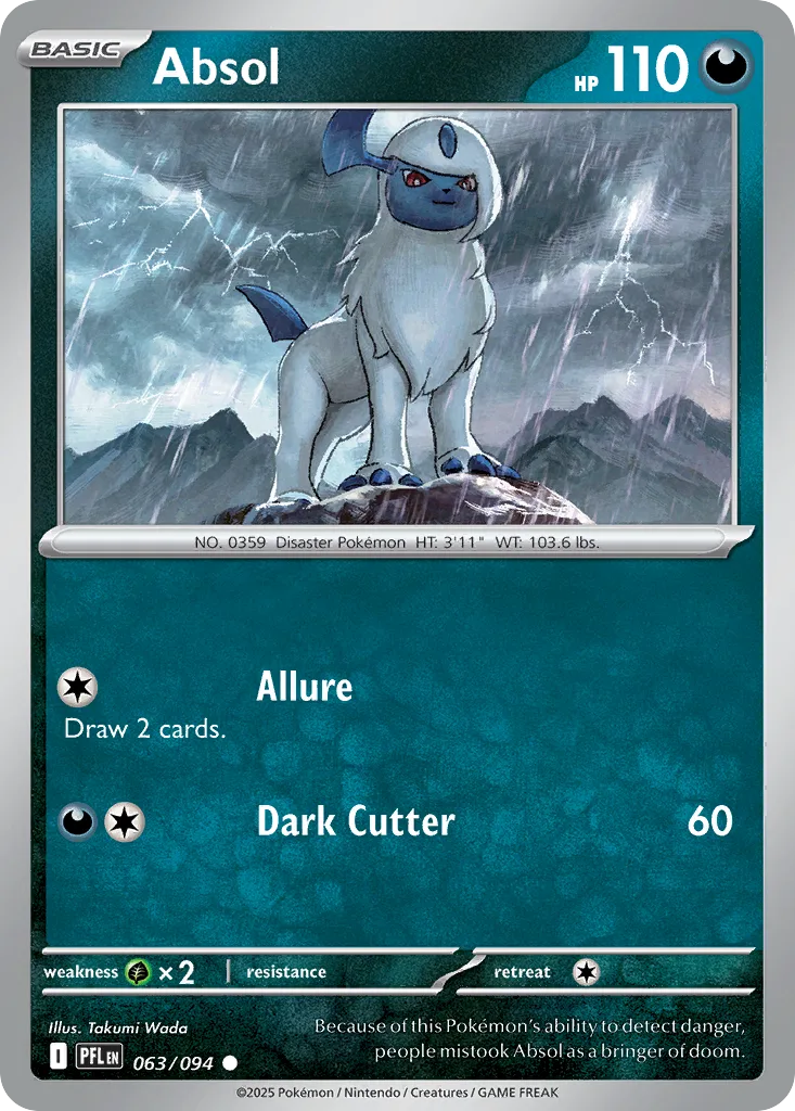 Absol (PFL 063) – Phantasmal Flames – Normal