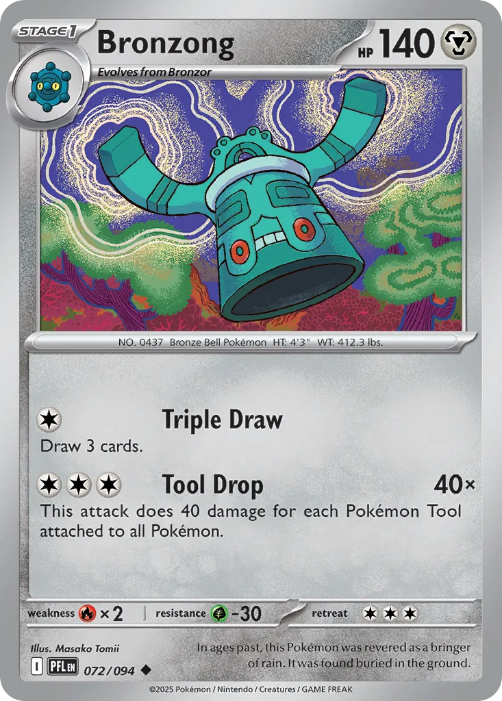Bronzong (PFL 072) – Phantasmal Flames – Normal