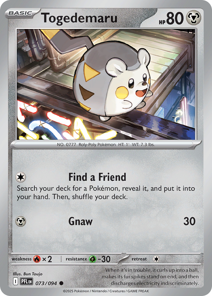 Togedemaru • Phantasmal Flames • Normal