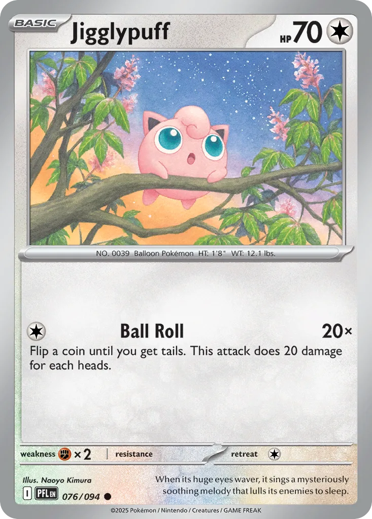 Jigglypuff (PFL 076) – Phantasmal Flames – Normal