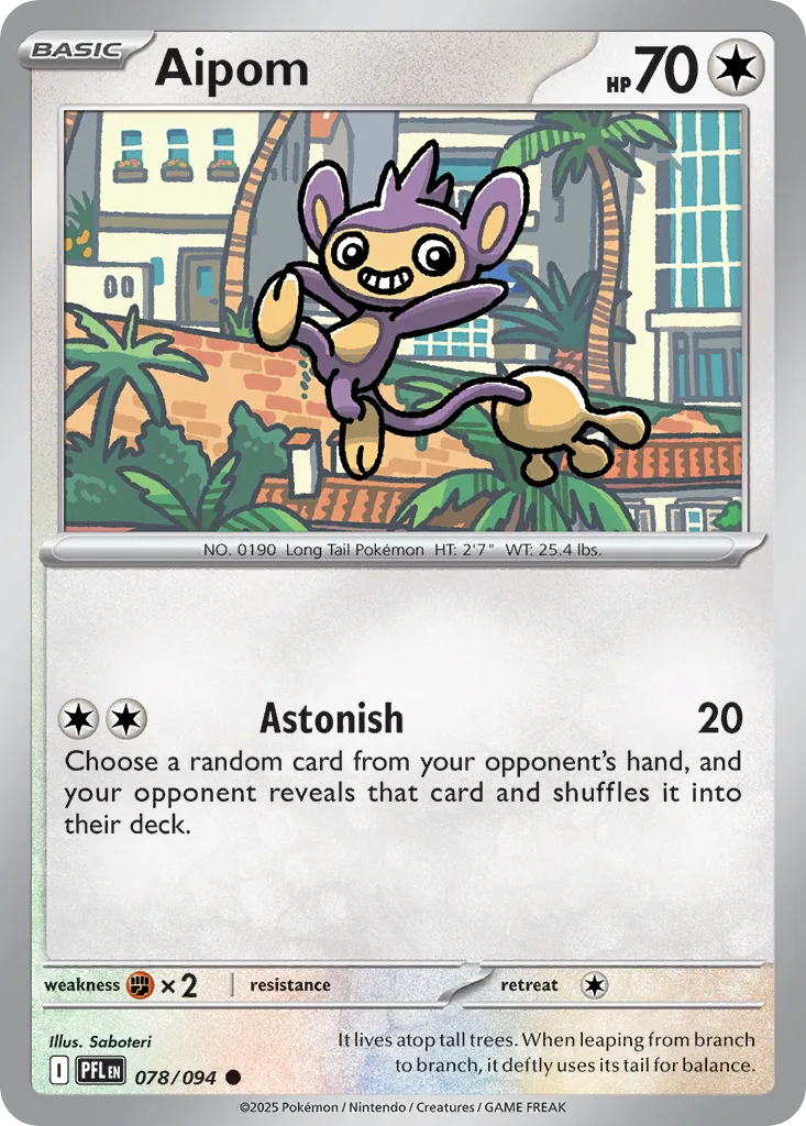 Aipom (PFL 078) – Phantasmal Flames – Normal