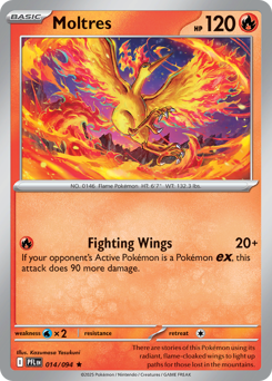 Moltres - HOLO – Phantasmal Flames – Normal