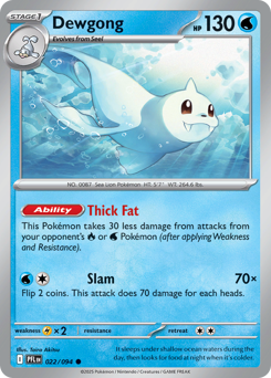 Dewgong – Phantasmal Flames – Normal