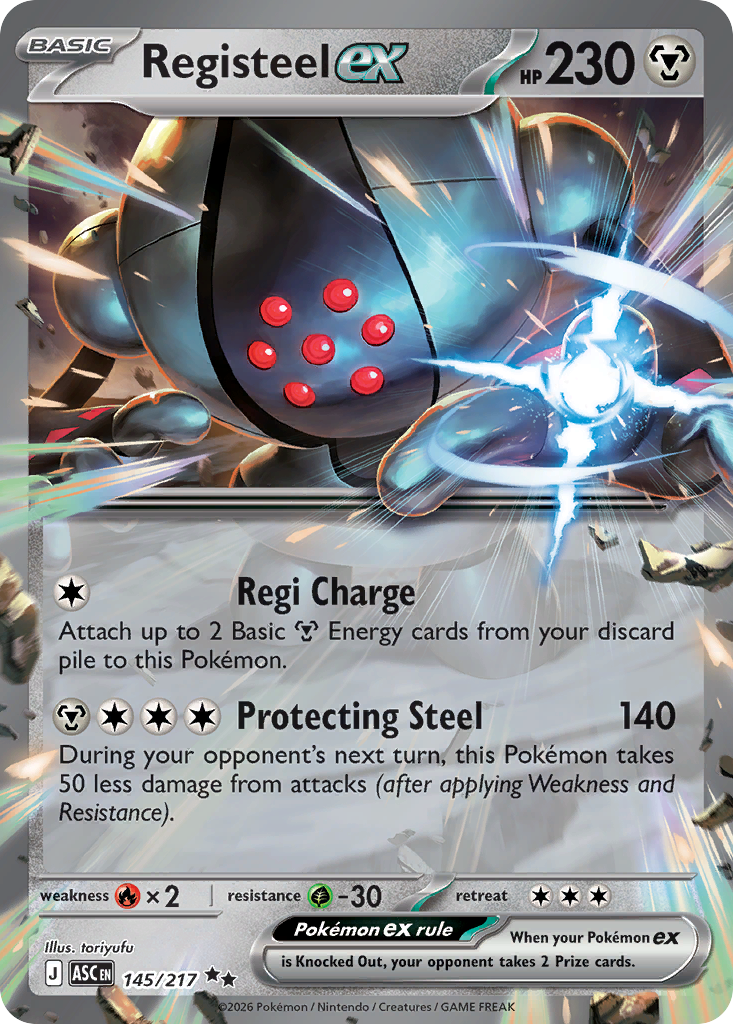 Registeel ex (ASC 145) – Ascended Heroes – Normal