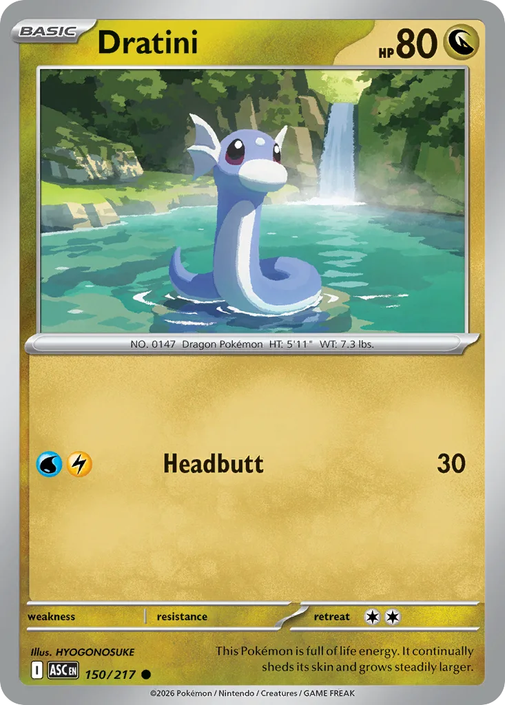 Dratini (ASC 150) – Ascended Heroes – Normal