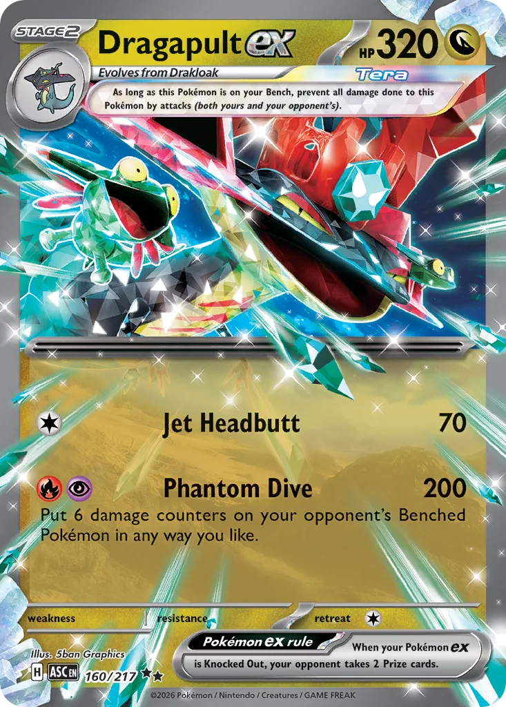 Dragapult ex (ASC 160) – Ascended Heroes – Normal