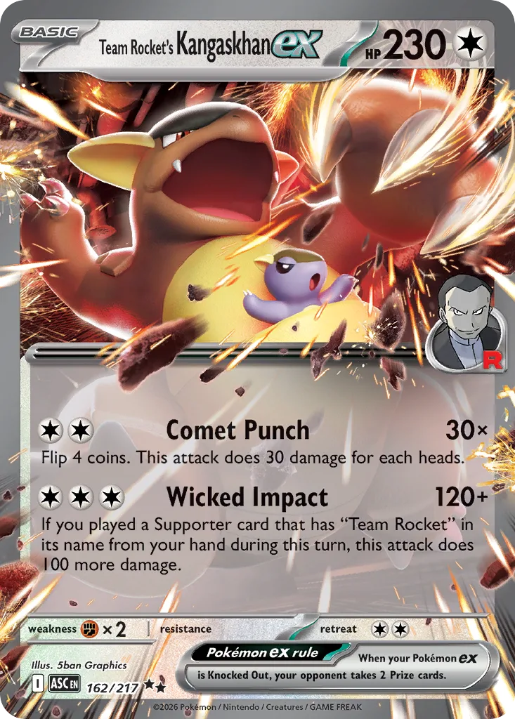 Team Rocket's Kangaskhan ex (ASC 162) – Ascended Heroes – Normal