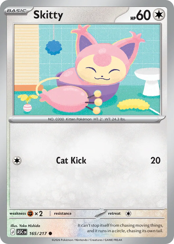 Skitty (ASC 165) – Ascended Heroes – Normal