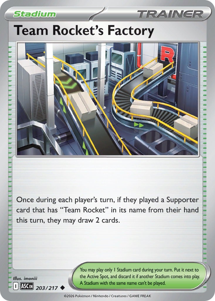 Team Rocket's Factory (ASC 203) – Ascended Heroes – Normal