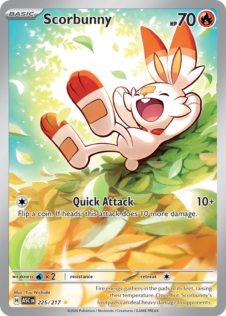 Scorbunny (ASC 225) – Ascended Heroes – Normal