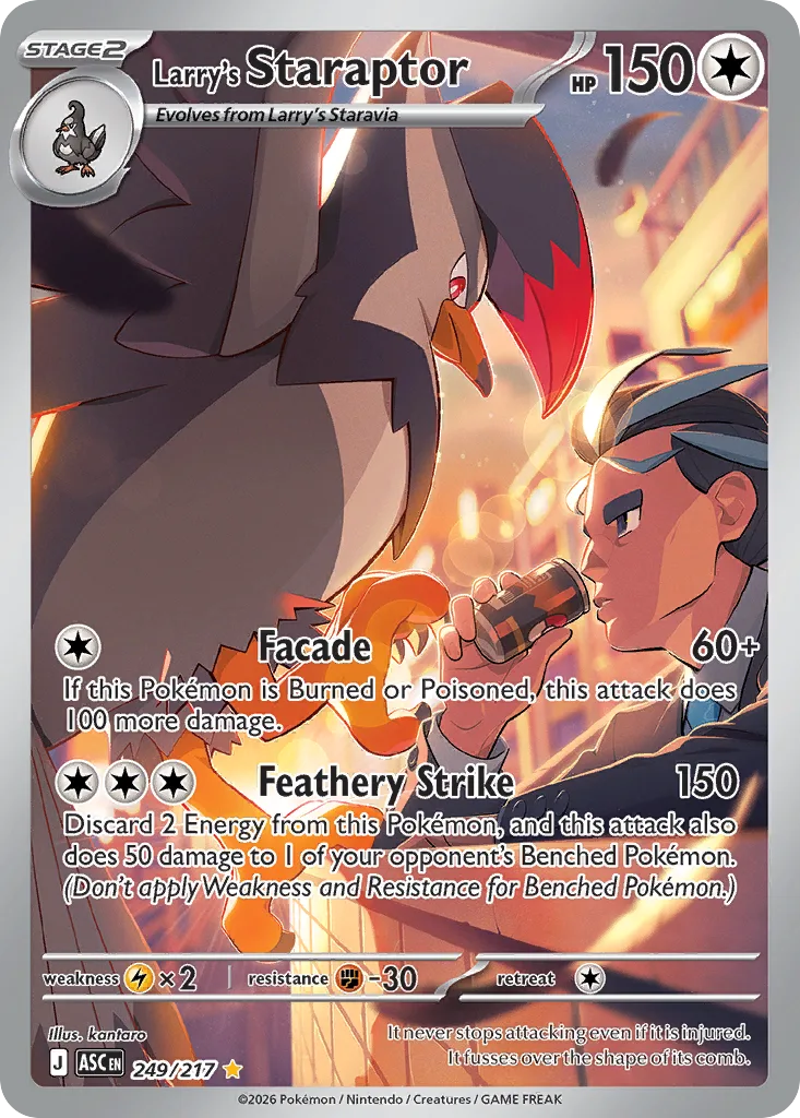 Larry's Staraptor (ASC 249) – Ascended Heroes – Normal
