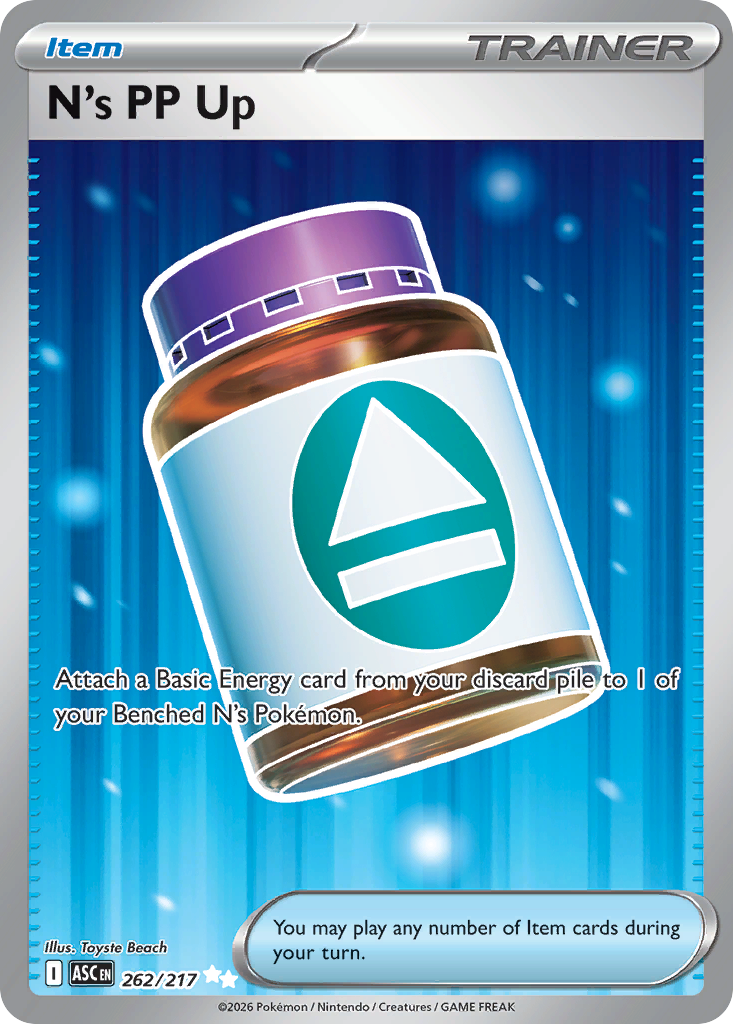 N's PP Up (ASC 262) – Ascended Heroes – Normal