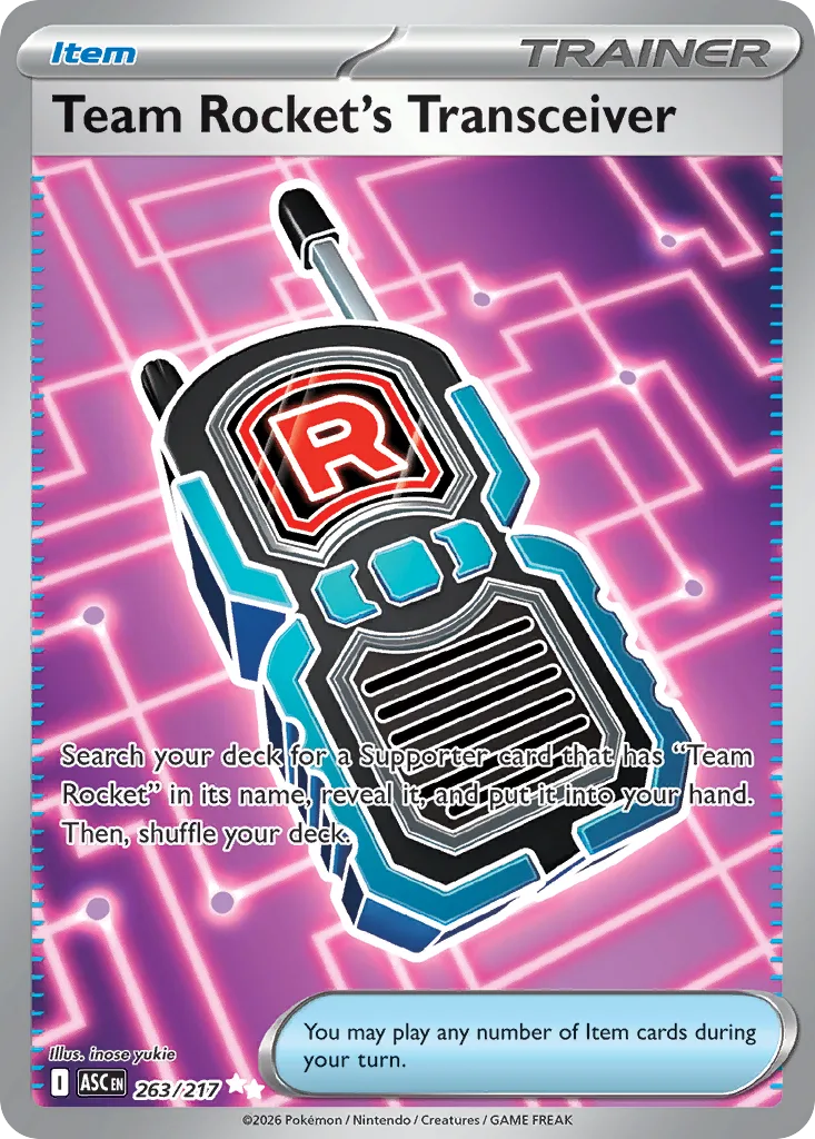 Team Rocket's Transceiver (ASC 263) – Ascended Heroes – Normal