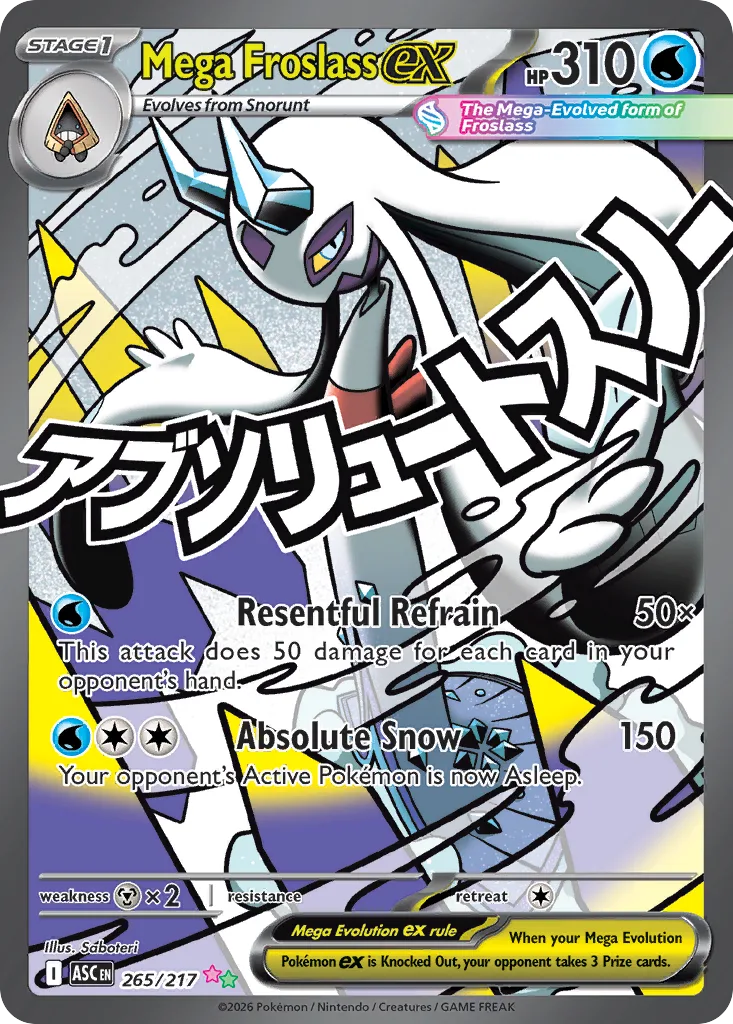 Mega Froslass ex (ASC 265) – Ascended Heroes – Normal