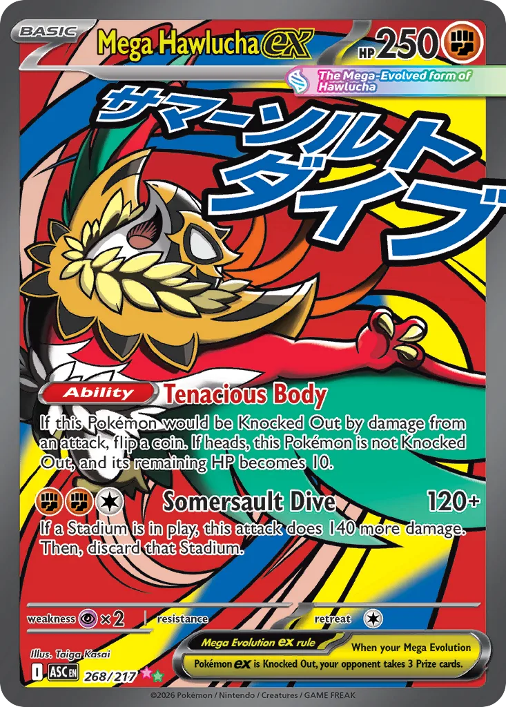 Mega Hawlucha ex (ASC 268) – Ascended Heroes – Normal