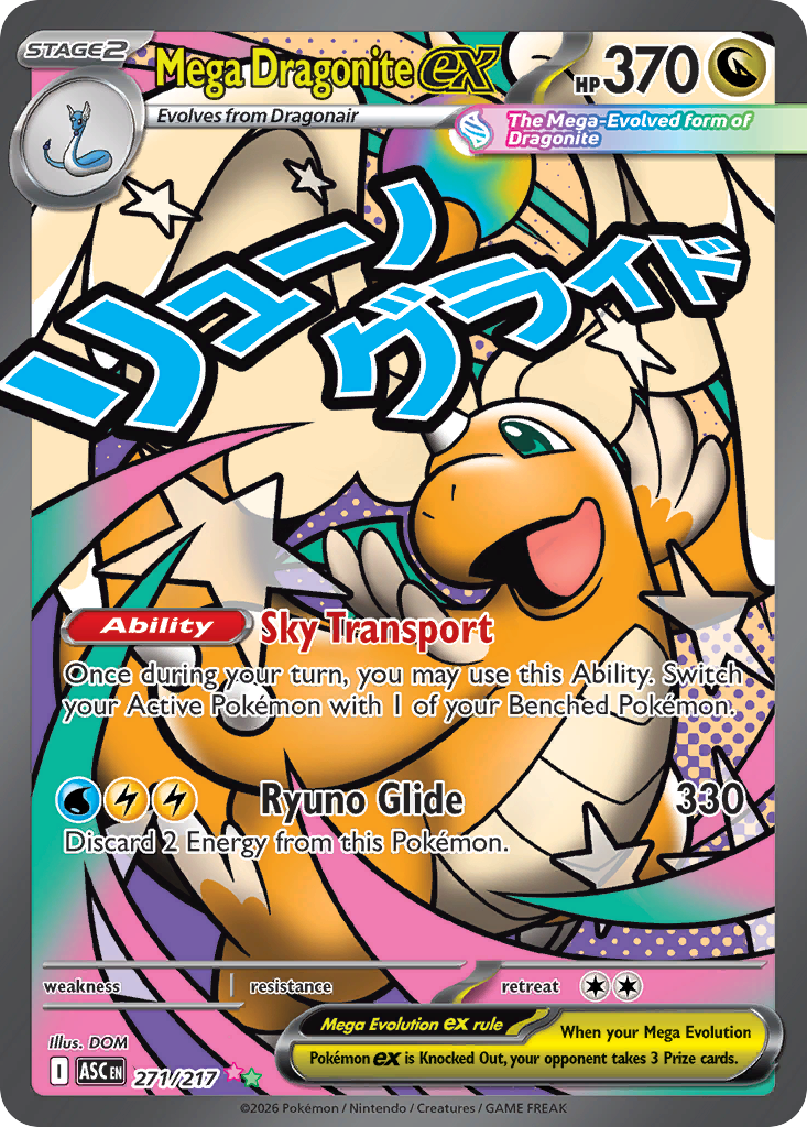 Mega Dragonite ex (ASC 271) – Ascended Heroes – Normal
