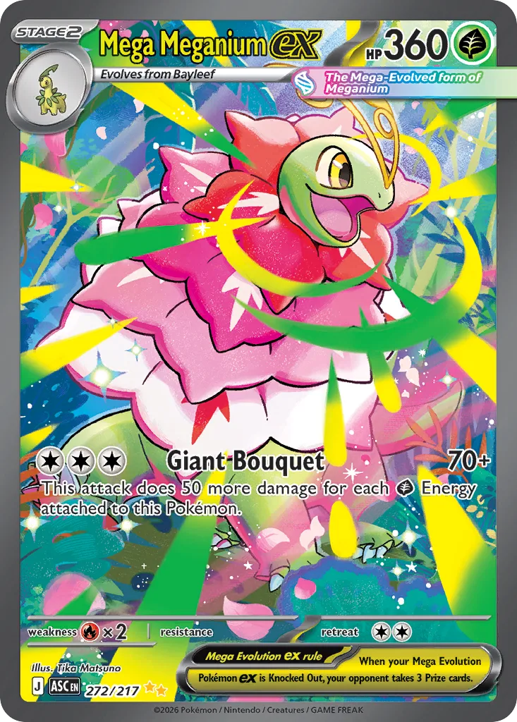 Mega Meganium ex (ASC 272) – Ascended Heroes – Normal