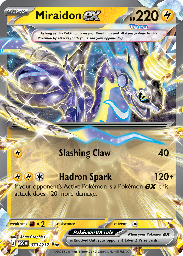 Miraidon ex (ASC 073) – Ascended Heroes – Normal