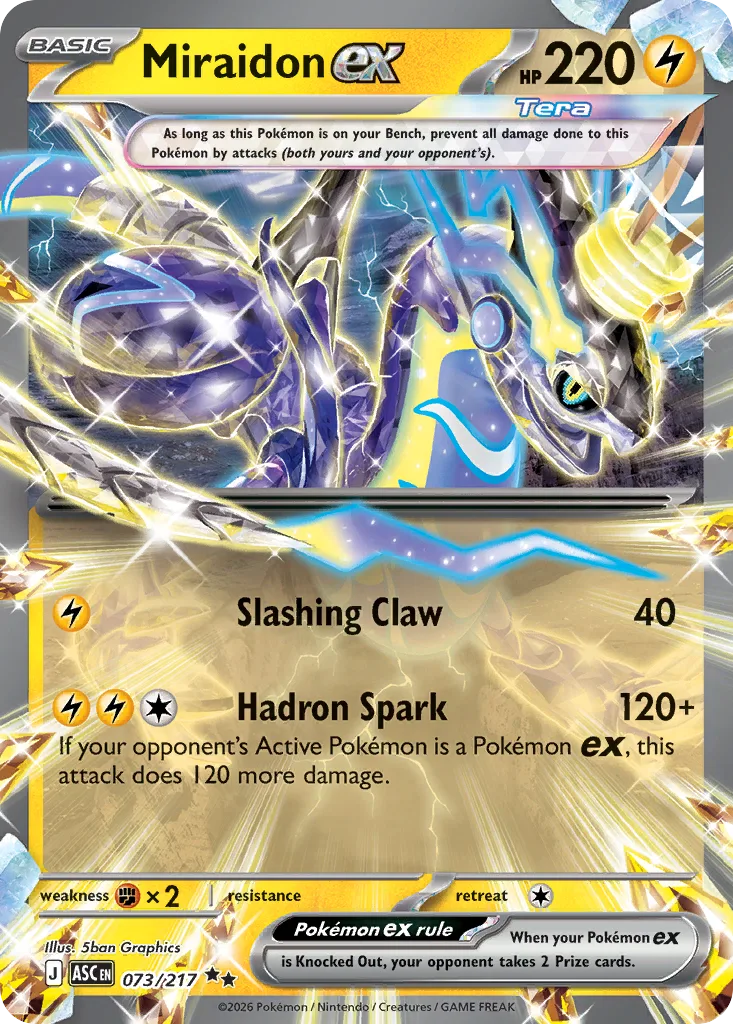 Miraidon ex (ASC 073) – Ascended Heroes – Normal