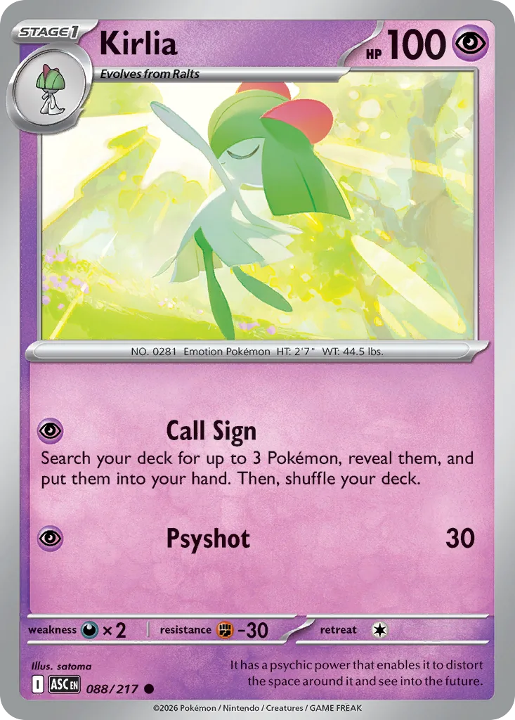 Kirlia (ASC 088) – Ascended Heroes – Normal