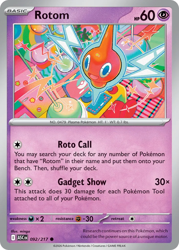 Rotom (ASC 092) – Ascended Heroes – Normal