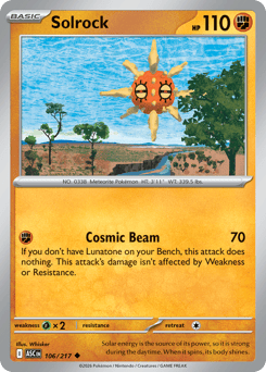 Solrock - Reverse Holo - Ball Pattern – Ascended Heroes – Reverse Holo